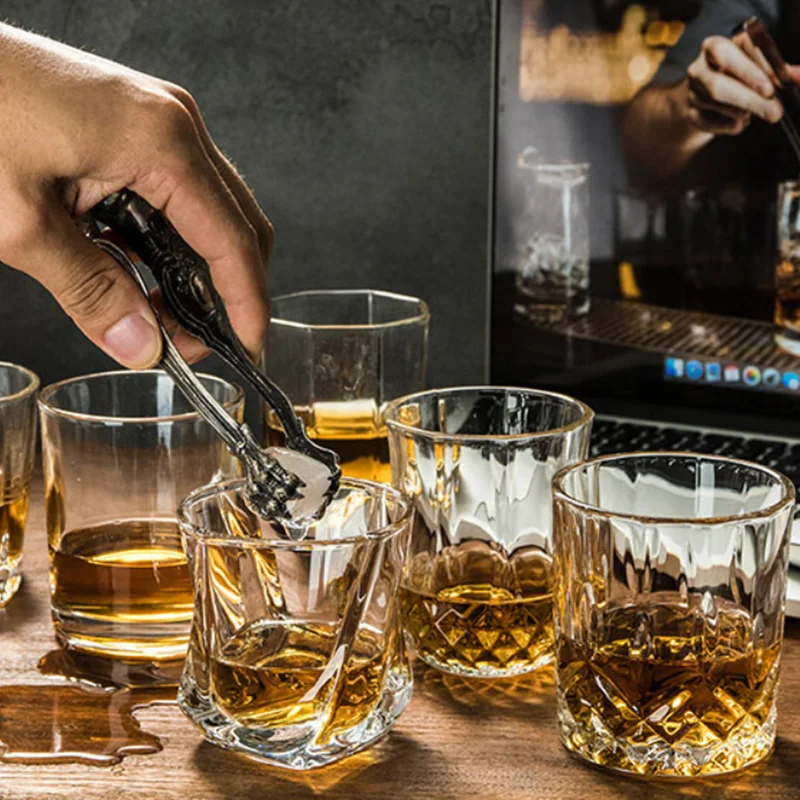 Wine Beer And Spirit - Прозрачный бокал для вина ручной работы,