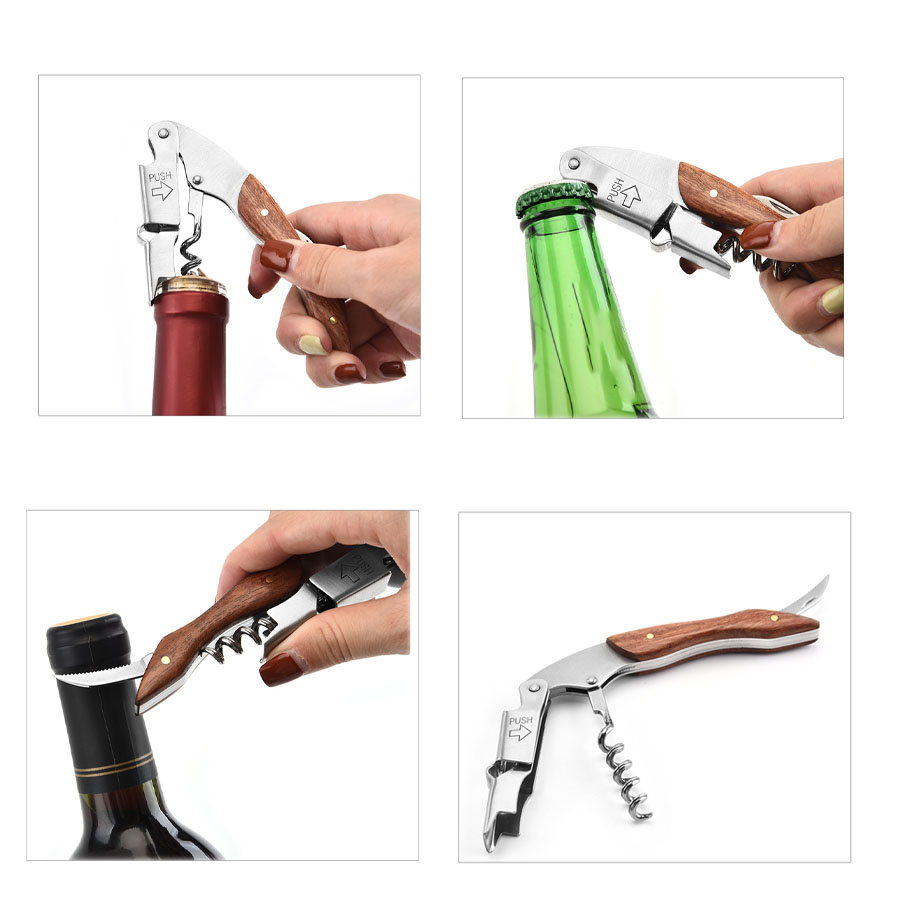 Штопор для вина в сочетании фу – обзор и цена Wine Beer Opener