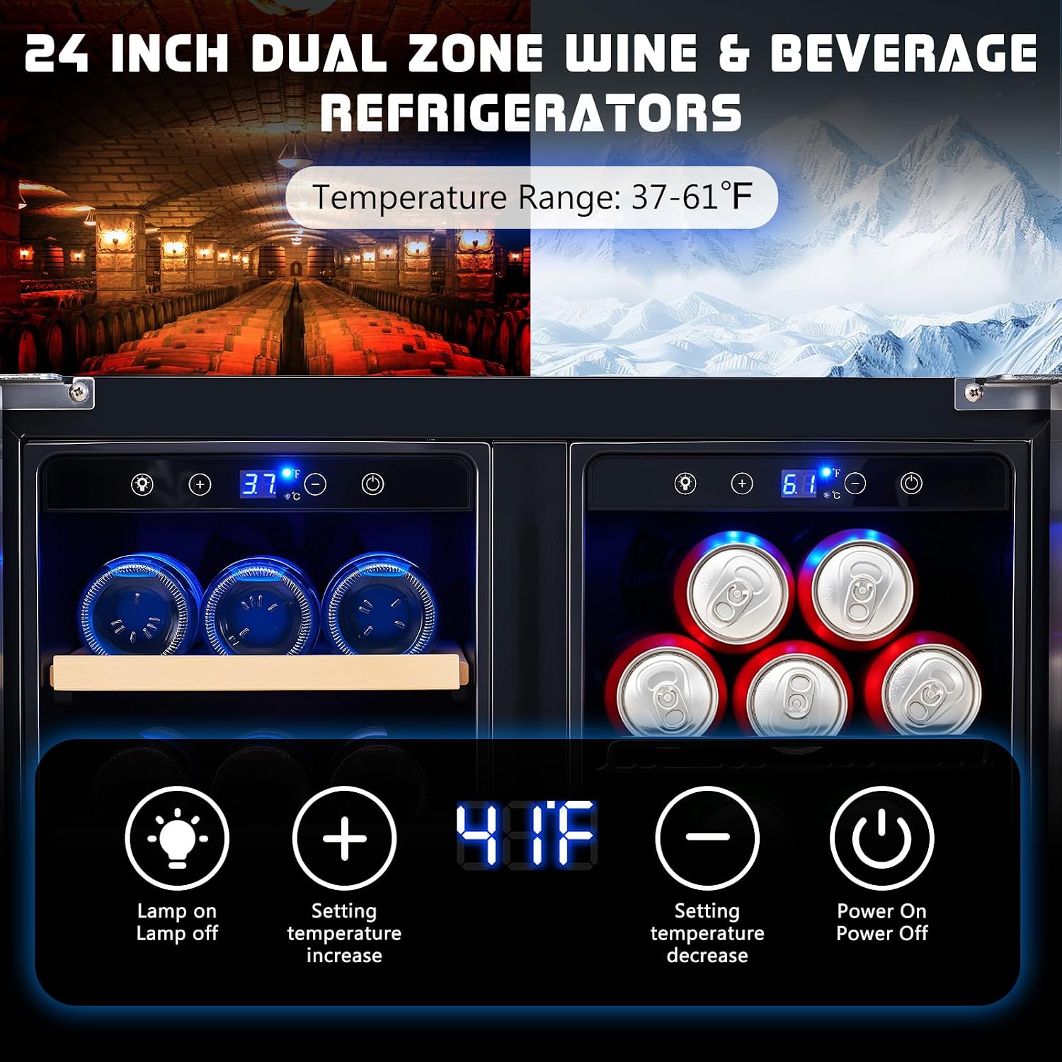 Холодильник для напитков, 24-д – обзор и цена Beer Wine Zone
