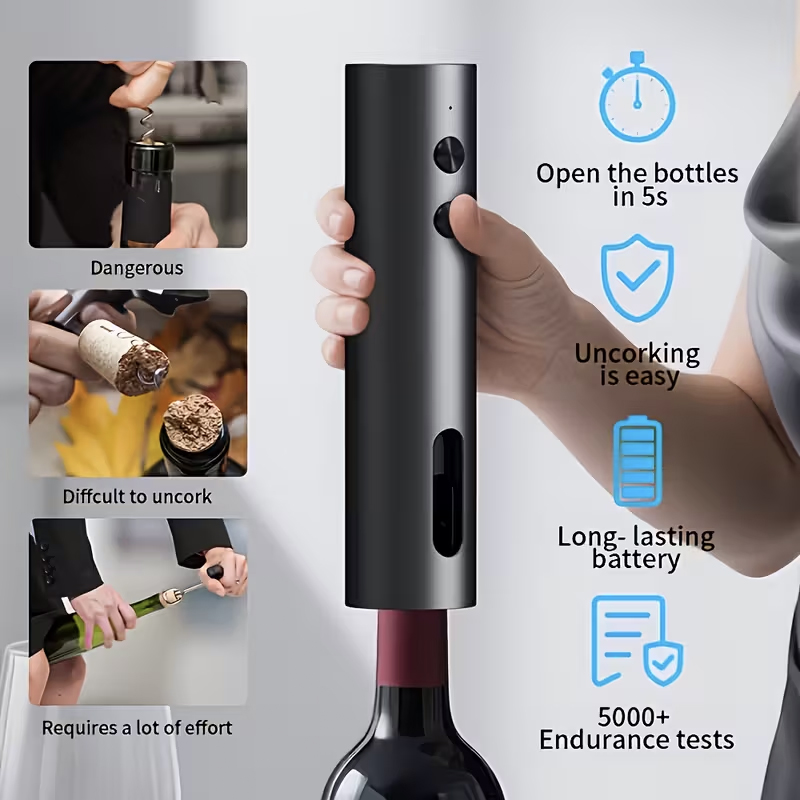 Набор электрических открывалок – обзор и цена Wine Beer Opener