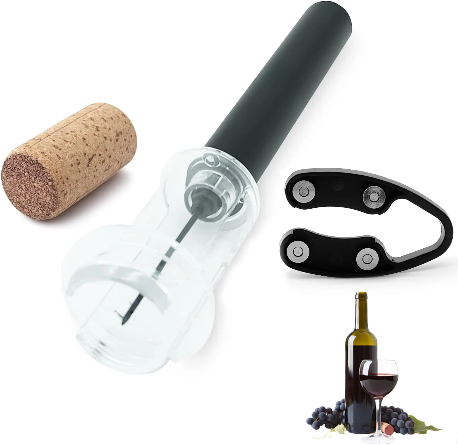Воздушный насос, открывалка дл – обзор и цена Wine Beer Opener